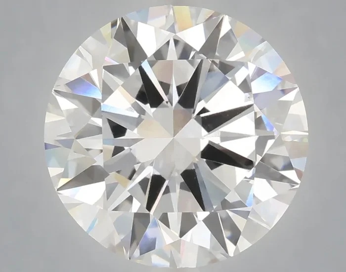 6.04 Carat Round Shaped, Excellent Cut, E Color, VVS2 Clarity, IGI Certified Lab Grown Diamond