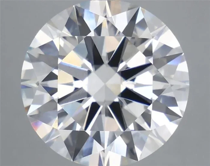 6.08 Carat Round Shaped, Excellent Cut, F Color, VVS2 Clarity, IGI Certified Lab Grown Diamond