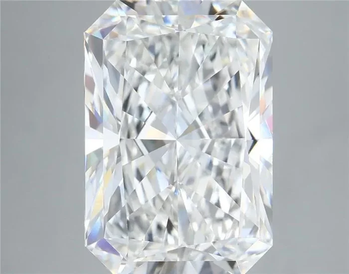 6.33 Carat Radiant Shaped, Ideal Cut, F Color, VVS2 Clarity, IGI Certified Lab Grown Diamond