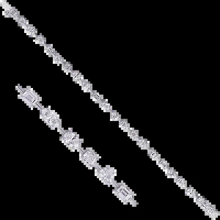 6.90CTW VVS/EF IGI Certified Lab Grown Diamond Bracelet in 18K White Gold