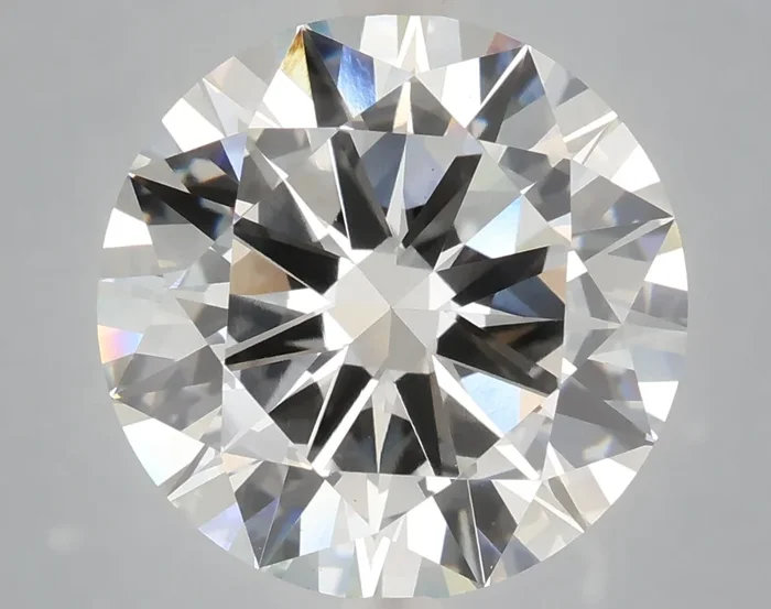 7.02 Carat Round Shaped, Excellent Cut, F Color, VS1 Clarity, IGI Certified Lab Grown Diamond