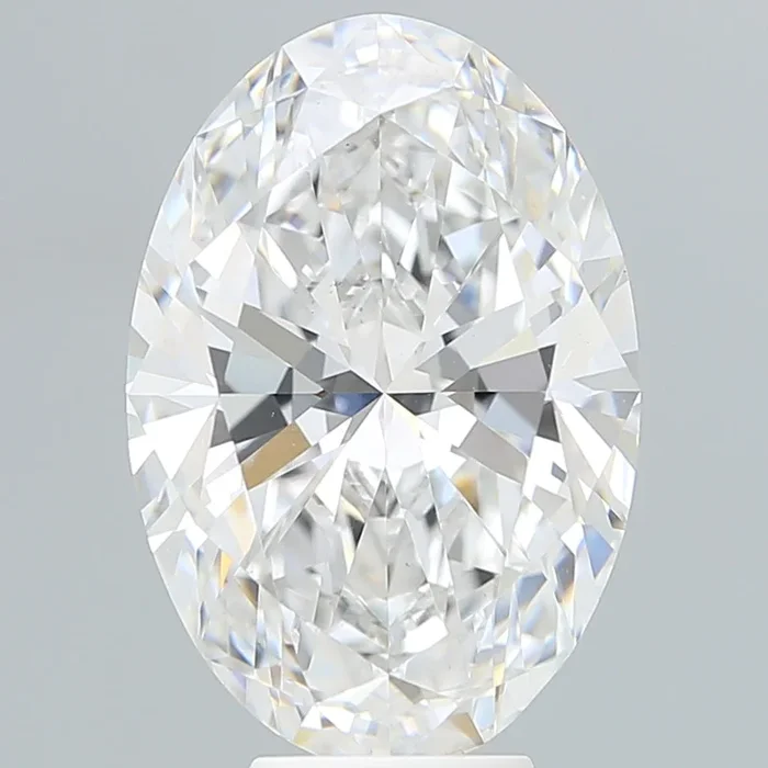 7.18 Carat Oval Shaped, Very Good Cut, D Color, VS1 Clarity, IGI Certified Lab Grown Diamond