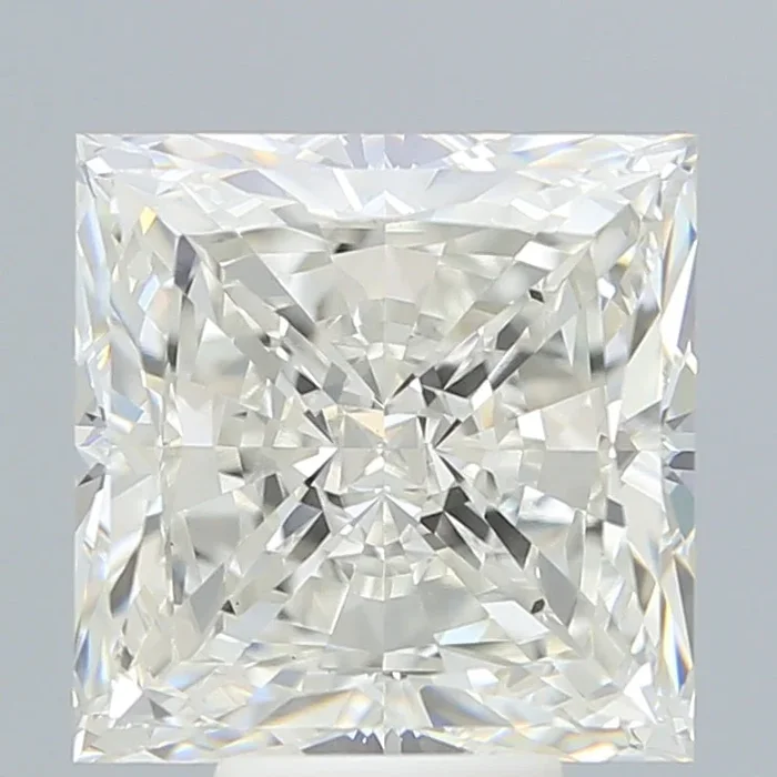 8.09 Carat Princess Shaped, Ideal Cut, G Color, VS1 Clarity, IGI Certified Lab Grown Diamond