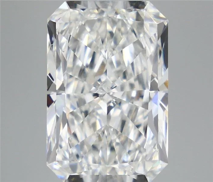 8.10 Carat Radiant Shaped, Excellent Cut, F Color, VVS2 Clarity, IGI Certified Lab Grown Diamond