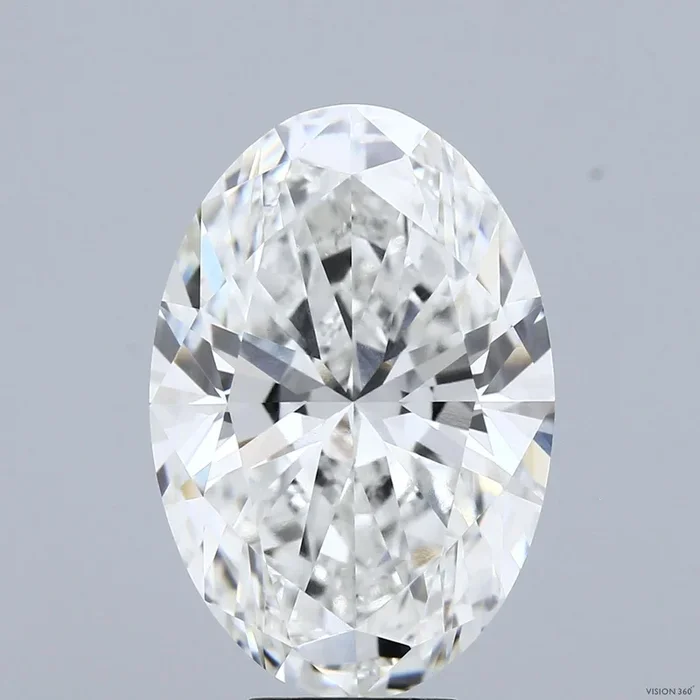 8.51 Carat Oval Shaped, Ideal Cut, F Color, VVS2 Clarity, IGI Certified Lab Grown Diamond