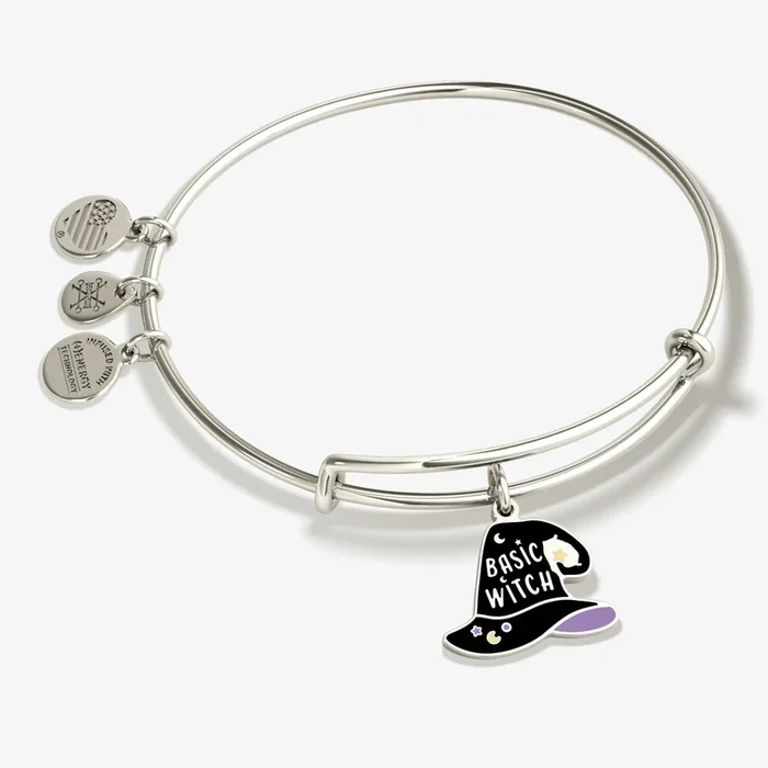 ‘Basic Witch’ Charm Bangle Bracelet