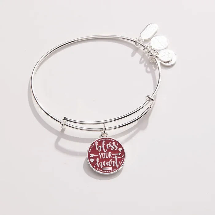 ‘Bless Your Heart’ Charm Bangle