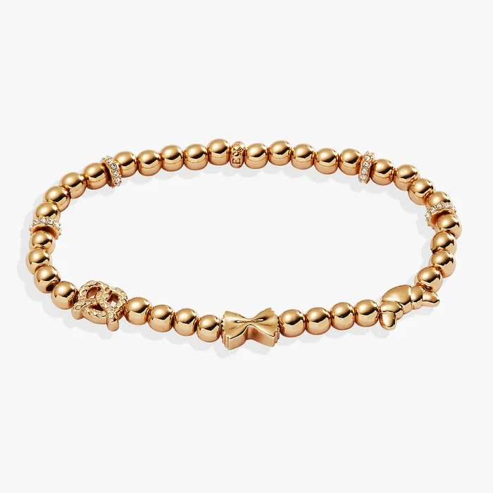 ‘Carbs are My Love Language’ Beaded Stretch Bracelet