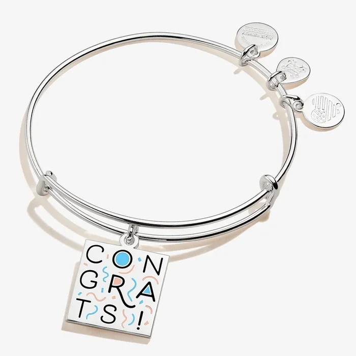 ‘Congrats!’ Charm Bangle