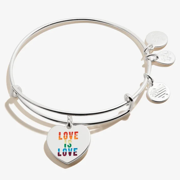 ‘Love is Love’ Charm Bangle