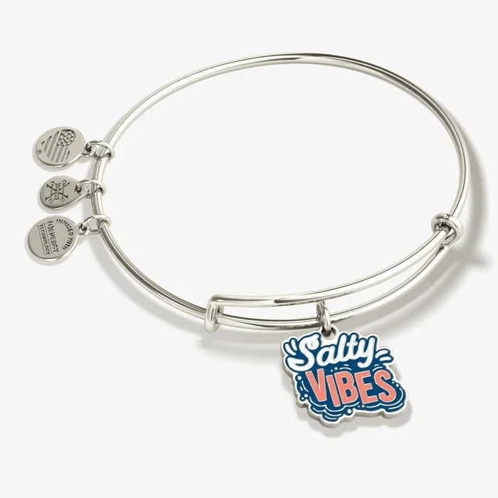 ‘Salty Vibes’ Charm Bangle Bracelet