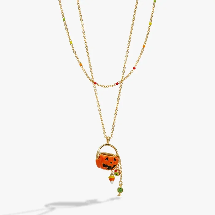 ‘Trick or Treat’ Layered Necklace