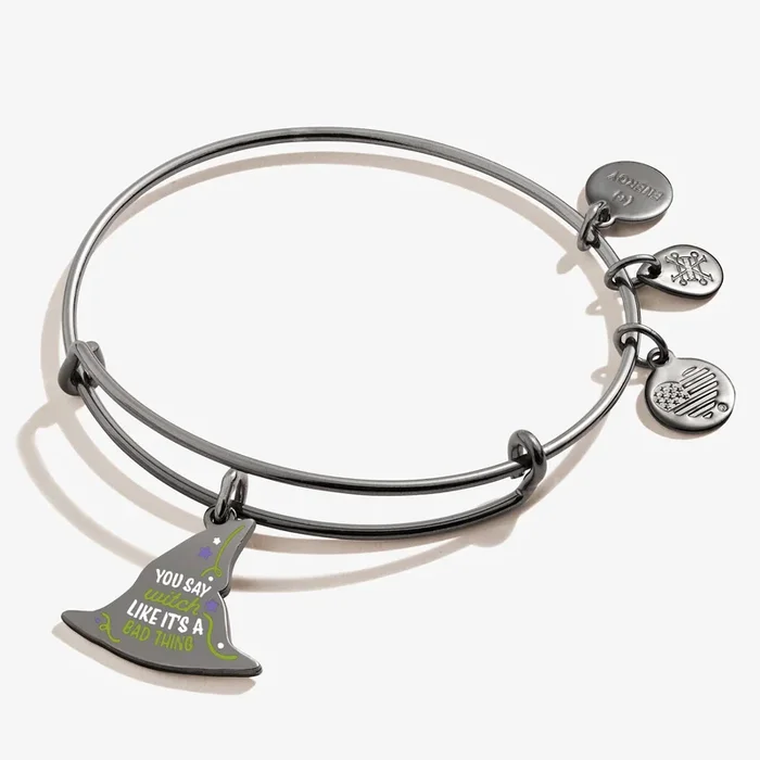‘You Say Witch Like it’s a Bad Thing’ Hallowen Charm Bangle