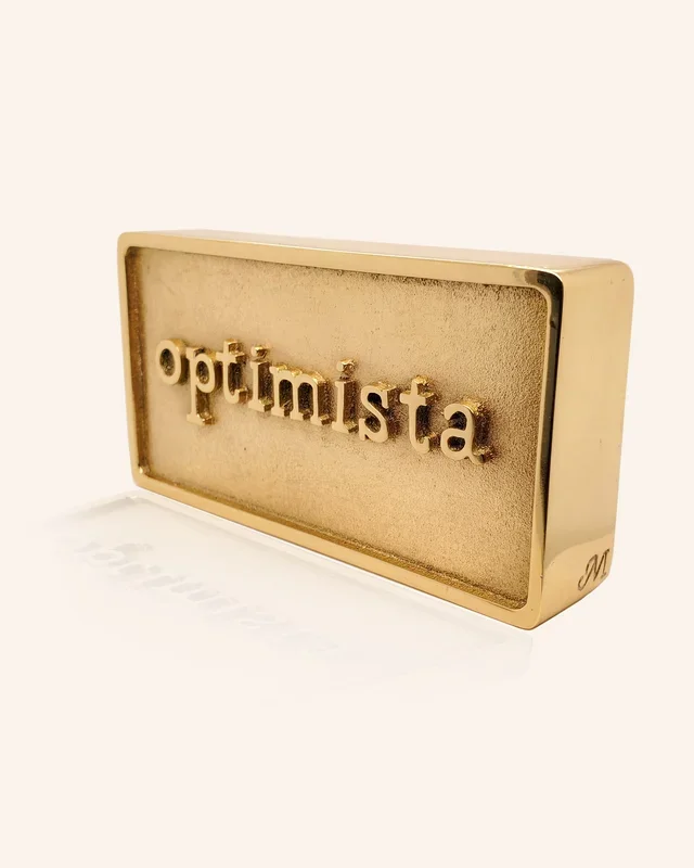 “Optimista”/”Pessimista” Table Charm