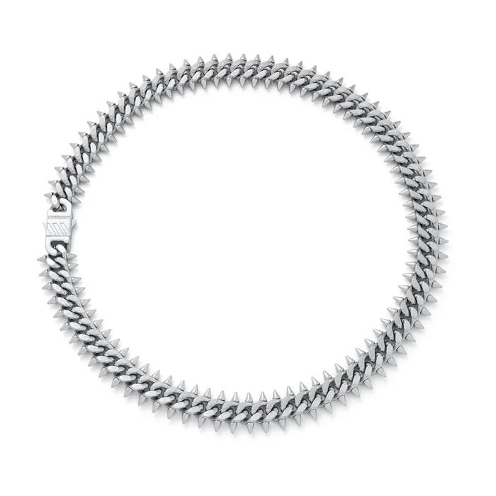“Screwed Up” Spiked Cuban Chain