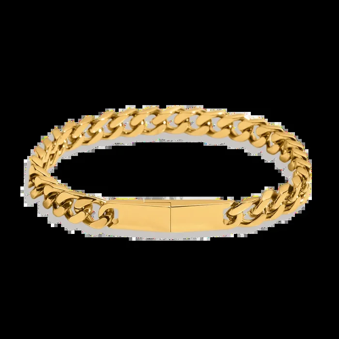8mm Magnetic Clasp Cuban Chain Bracelet