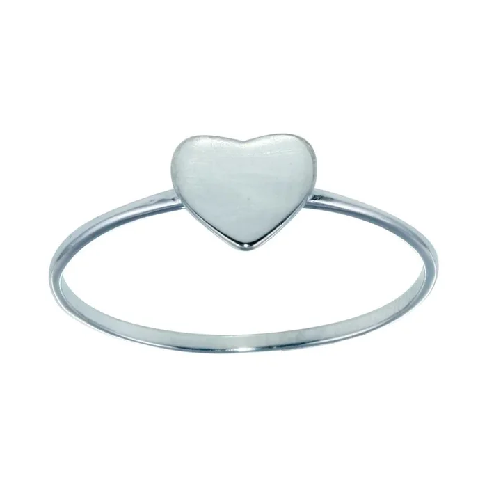 925 Sterling Silver Hear Silver Ring – STR01121