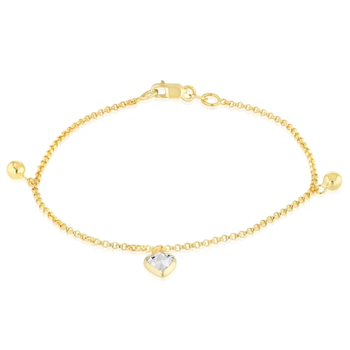 9ct Silverfilled Charm Bracelet
