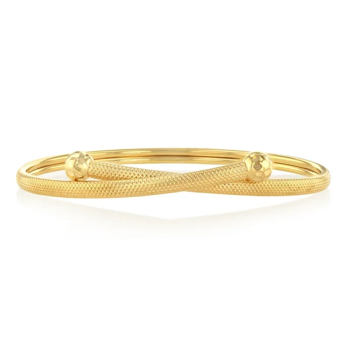 9ct Silverfilled Torque Bangle