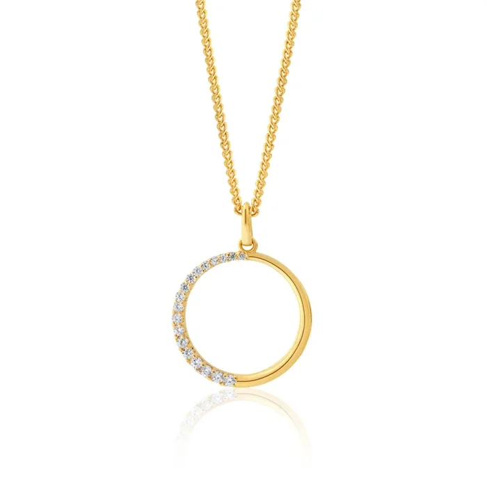 9ct Yellow Gold Circle of Life Pendant