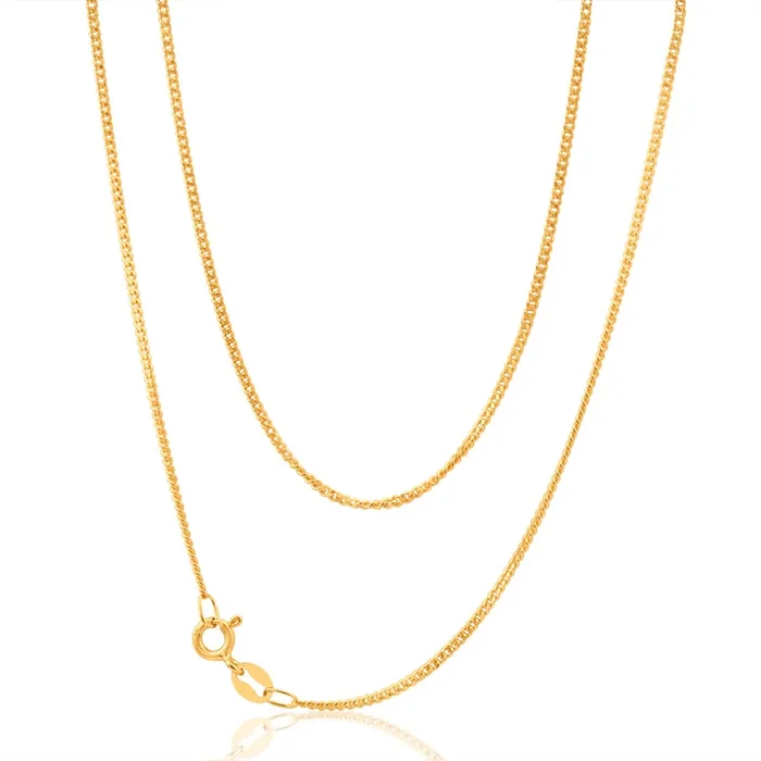 9ct Yellow Solid Gold “Wyatt” Curb Chain