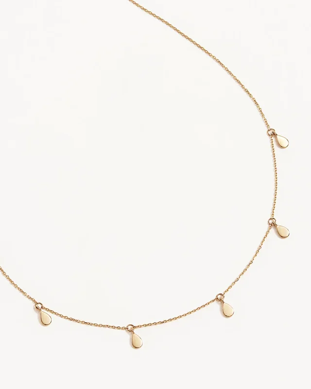 9k Solid Gold Grace Choker