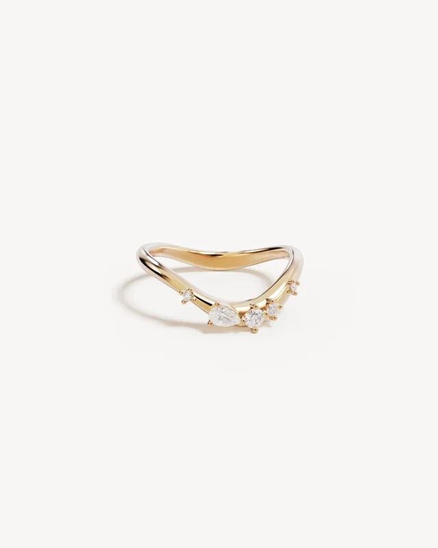 9k Solid Gold Morning Light 0.2ct Lab-Grown Diamond Ring