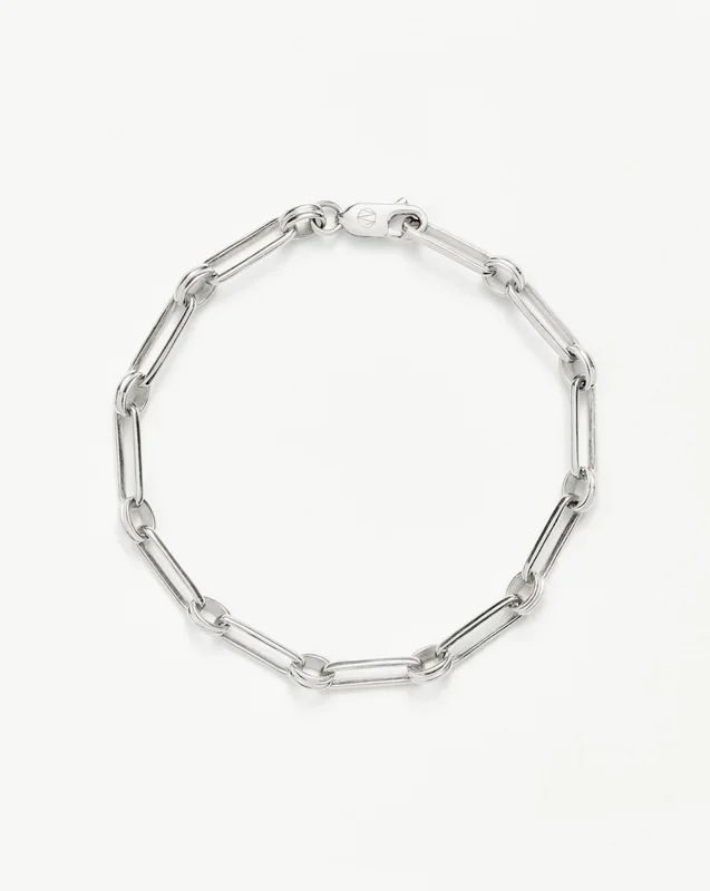 Aegis Chain Bracelet | Silver Plated