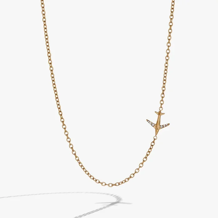 Airplane Inline Necklace