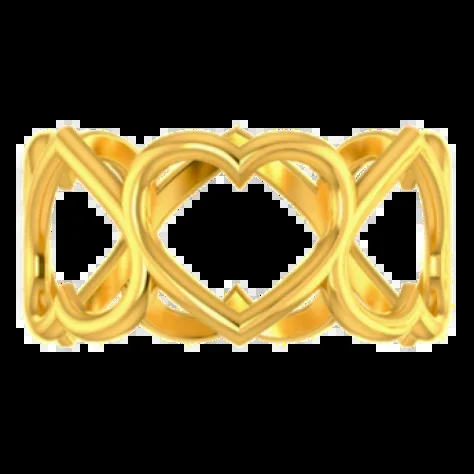 Alluring 18k Gold Thumb Ring For Women Pc Chandra Jewellers