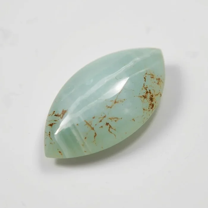 Amazonite 1PC Medium 7×14 MM Marquise Cabochon Green Splendid semi Precious Loose Gemstone