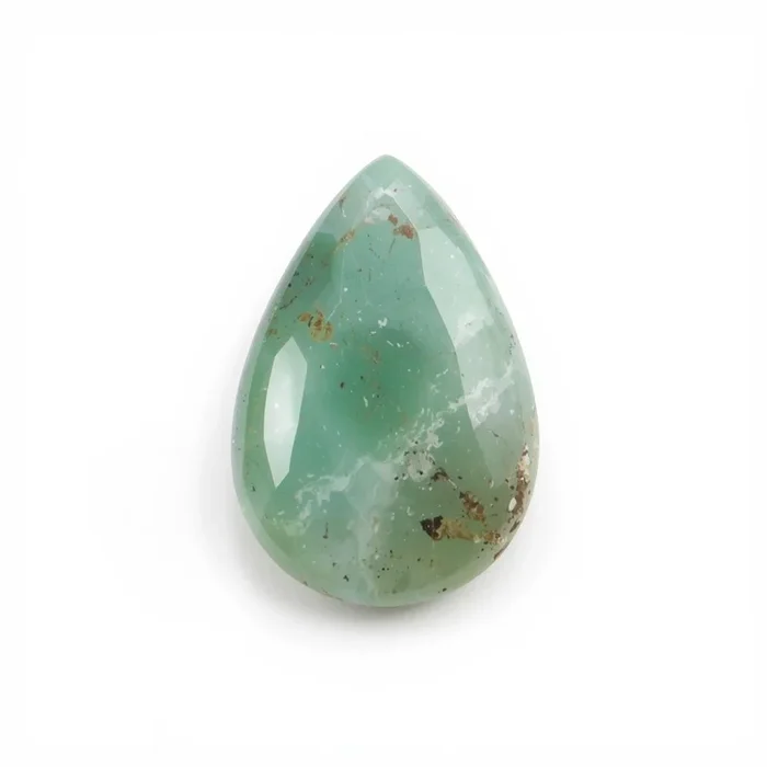 Amazonite 1PC Small 6×9 MM Pear Cabochon Green High-Quality semi Precious Precious Gemstone