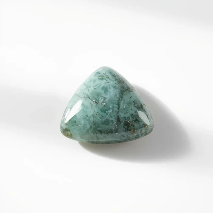 Amazonite 1PC Small 7×7 MM Triangle Cabochon Green Splendid semi Precious Loose Gemstone
