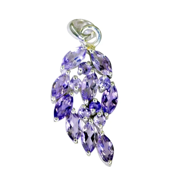 Amethyst Classic Egyptian Silver multiple Noelia Cocktail Purple Pendant Jewelry