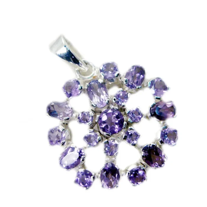 Amethyst Statement Mexican 925 Silver multiple Julieta Armor Purple Pendant Jewelry