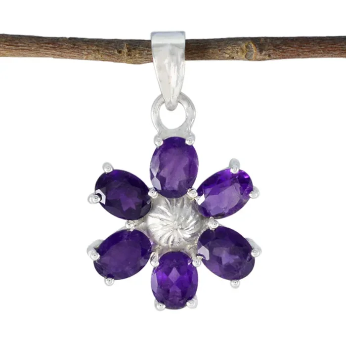 Amethyst Tiny American 925 Silver multiple Isabelle Sophisticated Purple Pendant Jewelry