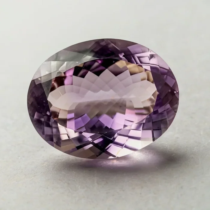 Ametrine 1PC Large 10×12 MM Oval Faceted Multicolor Genuine Semi Precious Loose Gems