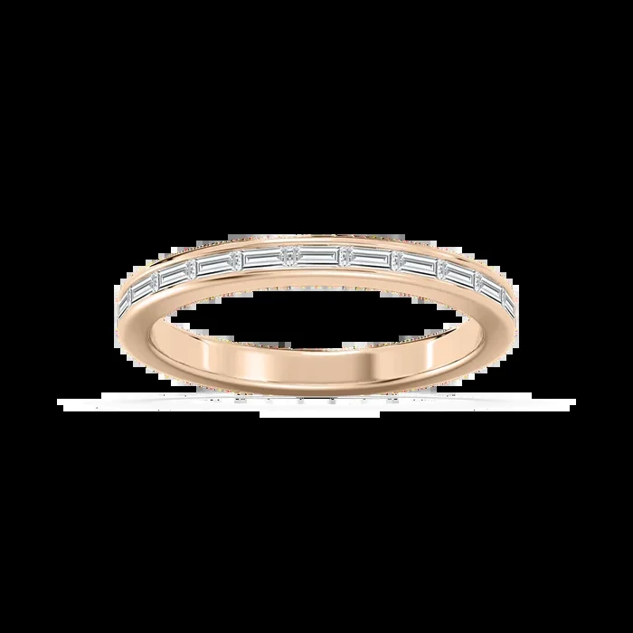 Anika 1/3 ctw Baguette Lab Grown Diamond Channel Set Wedding Band
