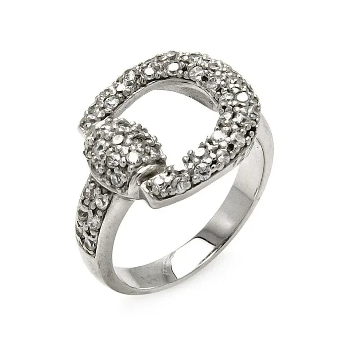 Anillo de plata 925 rodiada con circonitas – STR00207
