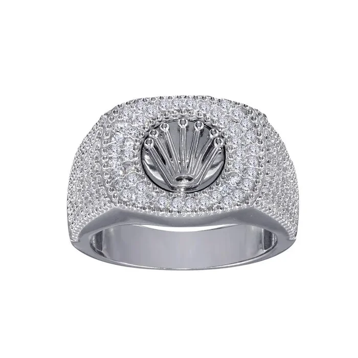 Anillo de plata de ley 925 rodiada con circonitas – GMR00317