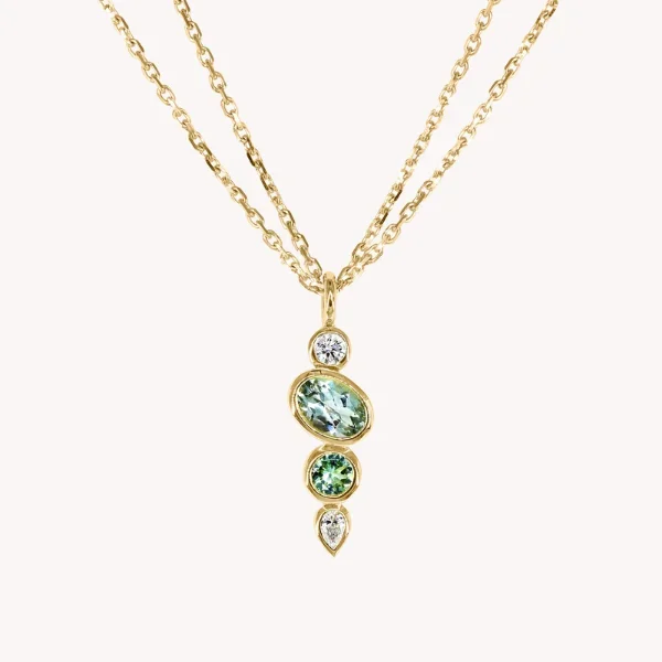 Anna Large Model Pear Necklace