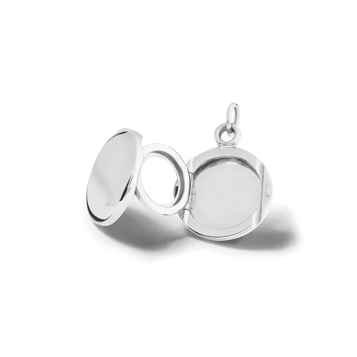 Annie Locket Necklace Pendant Silver