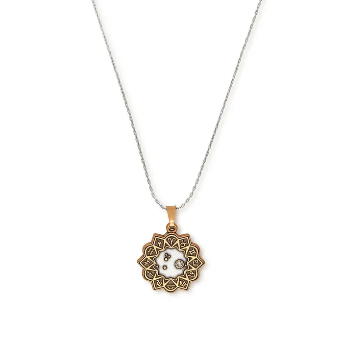 Aries Zodiac Charm Necklace