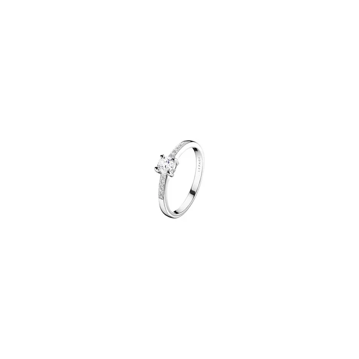 Aristide engagement ring white gold diamonds | LEPAGE