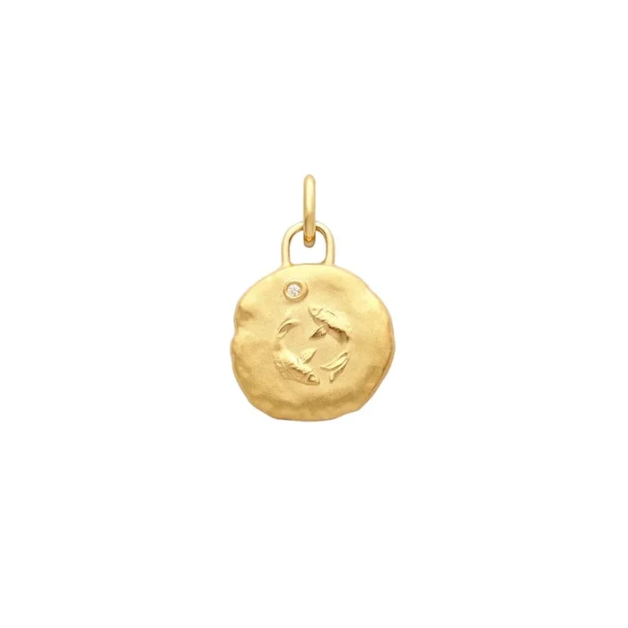 Arthus Bertrand Astro Fish medal in yellow gold 15 mm – Lepage