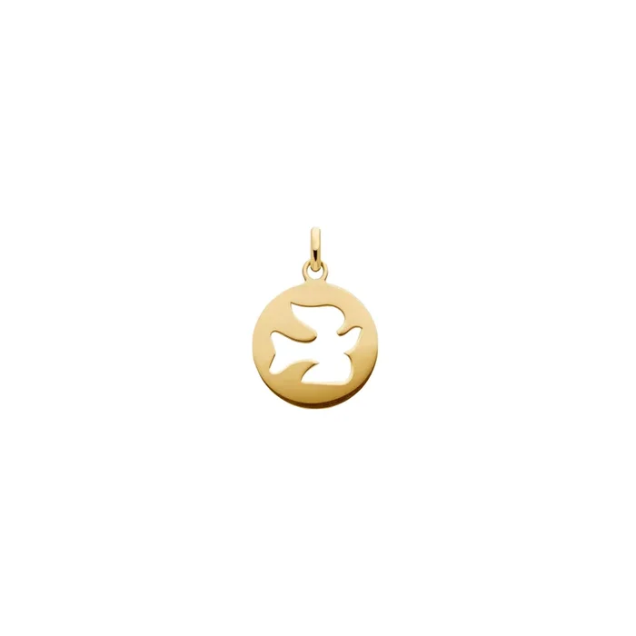Arthus Bertrand Dove Small Model pendant in yellow gold | LEPAGE