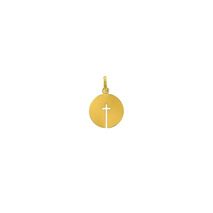 Arthus Bertrand Openwork Cross medal in gold – Lepage