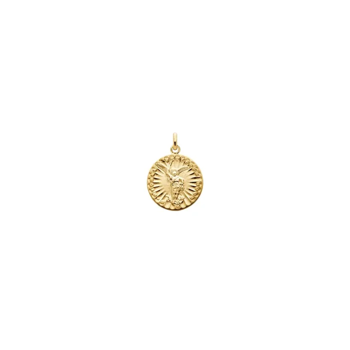 ARTHUS BERTRAND Saint Michael of Leognany medal yellow gold| Lepage
