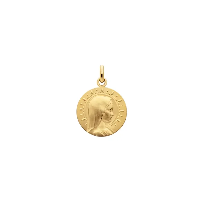 Arthus Bertrand Starry Virgin medal in yellow gold – Lepage