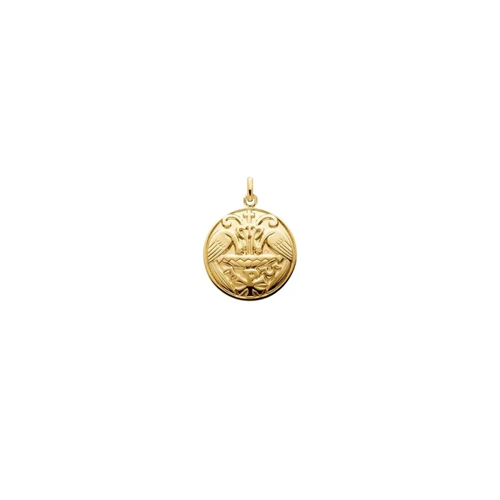 ARTHUS BERTRAND Wedding Birds medal yellow gold| Lepage